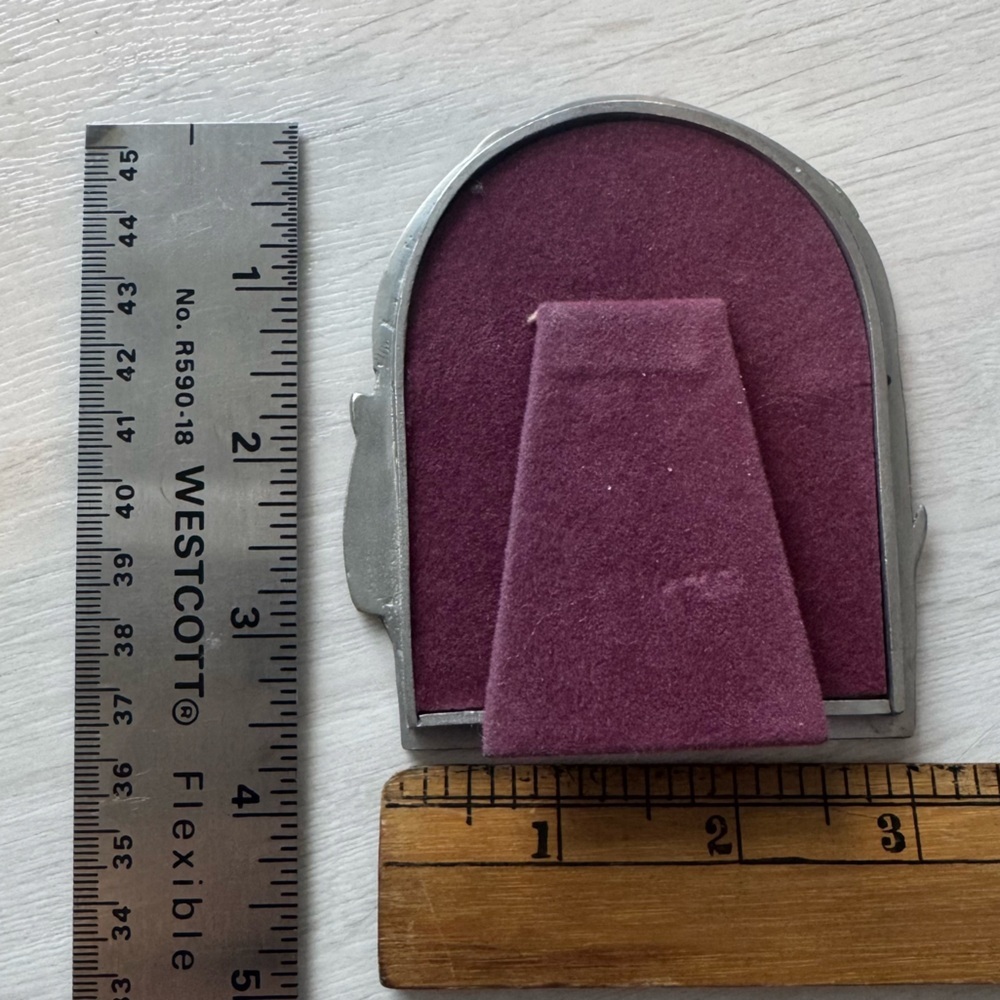 Vintage Seagull Pewter Crane Picture Frame - Picture 4 of 4